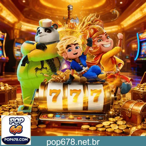 Imagem promovendo download do APK oficial POP678 para Android