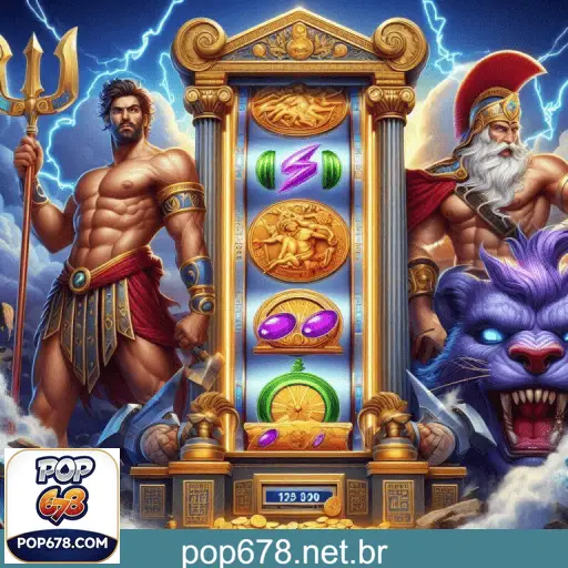 Banner promovendo todos os jogos disponíveis na POP678
